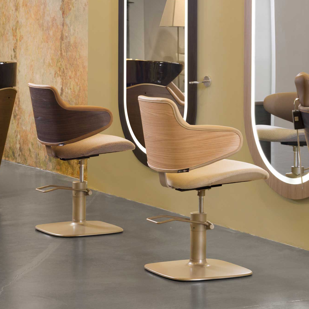 Парикмахерское кресло ECO GREEN HUG FRONDA DARK — фото и характеристики Maletti