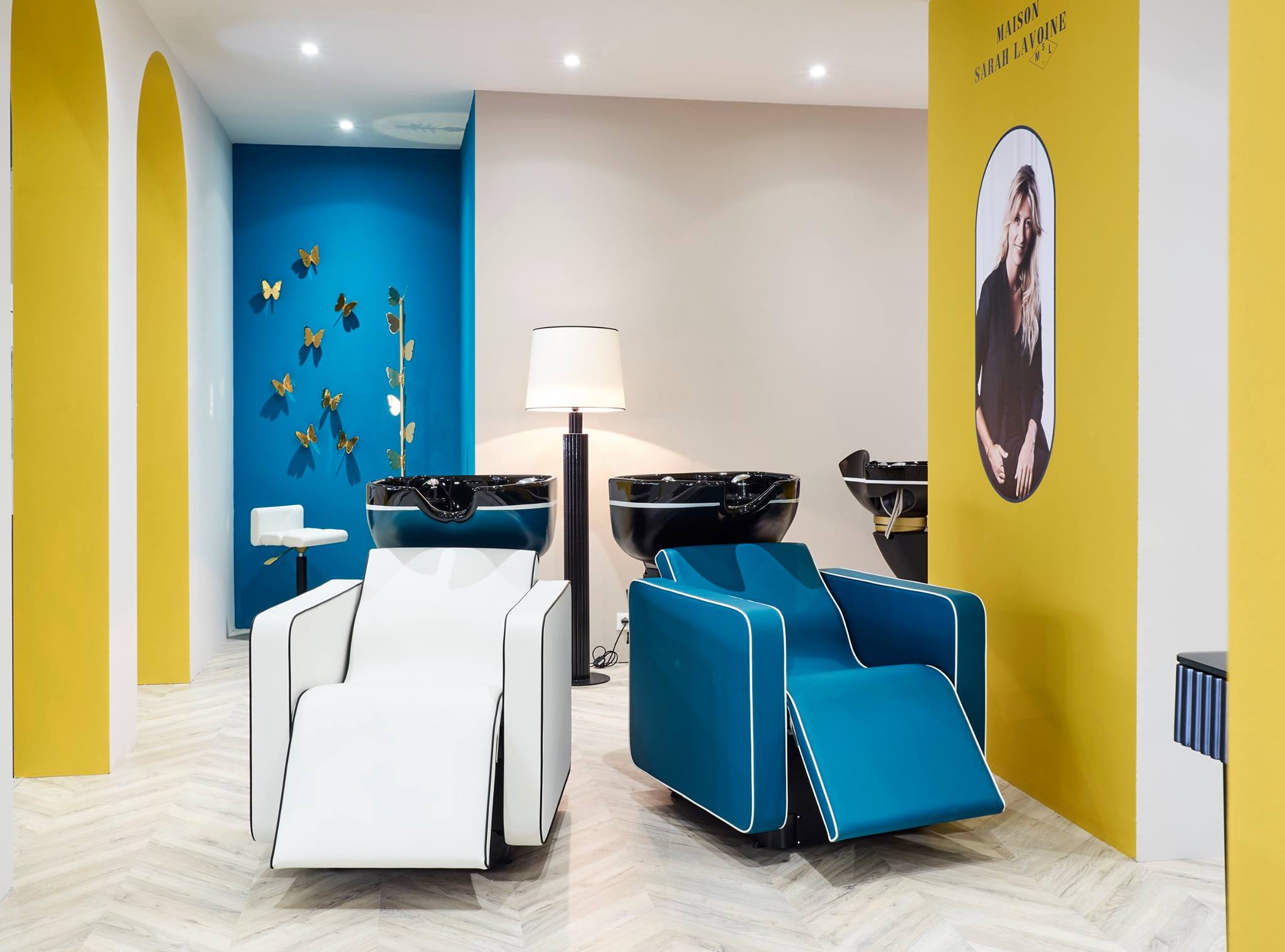 Парикмахерская мойка NOA COMFORT PIPING TON SUR TON — фото и характеристики Maletti