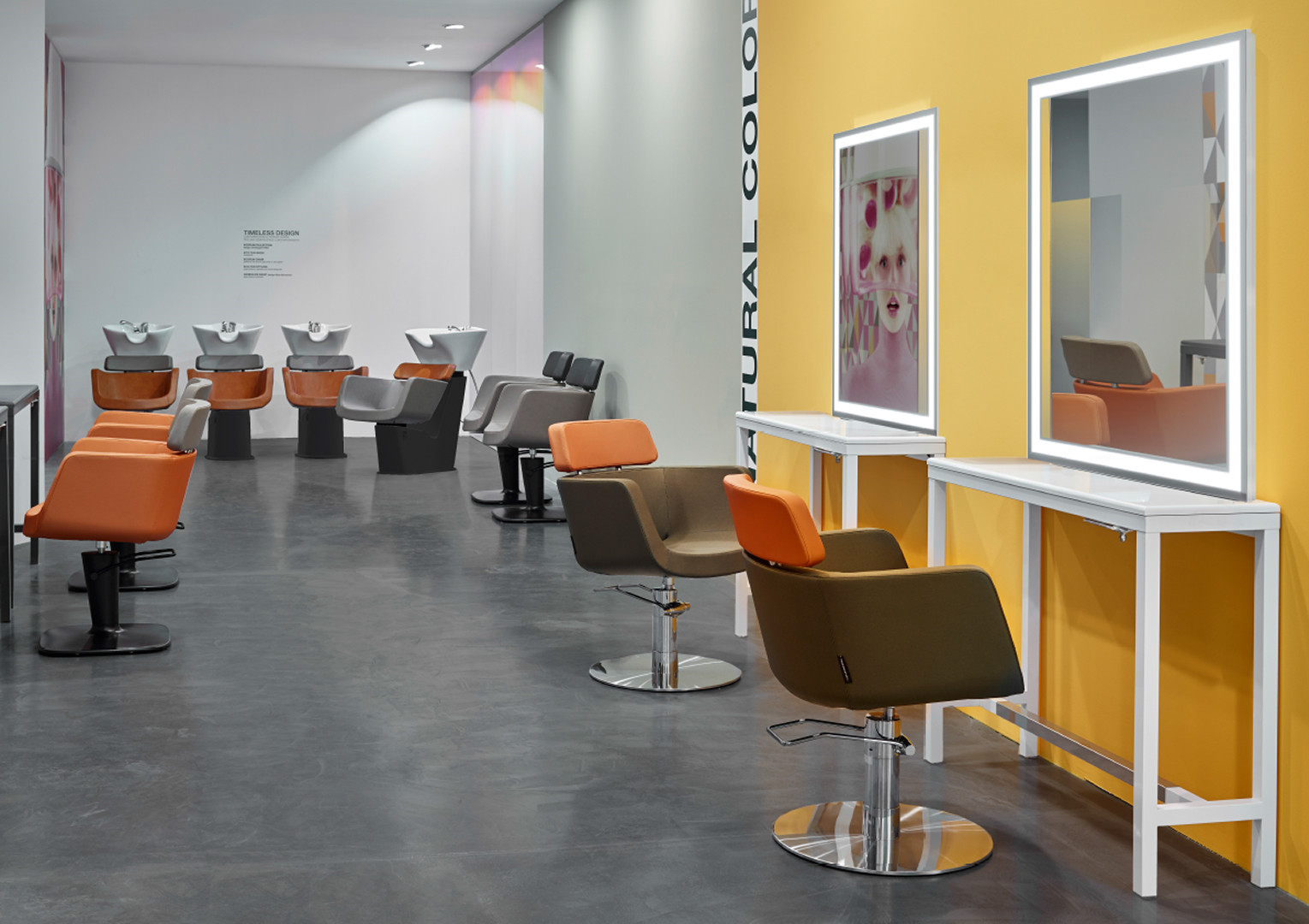 Парикмахерское кресло ECO FUN Bi-Color — фото и характеристики Maletti