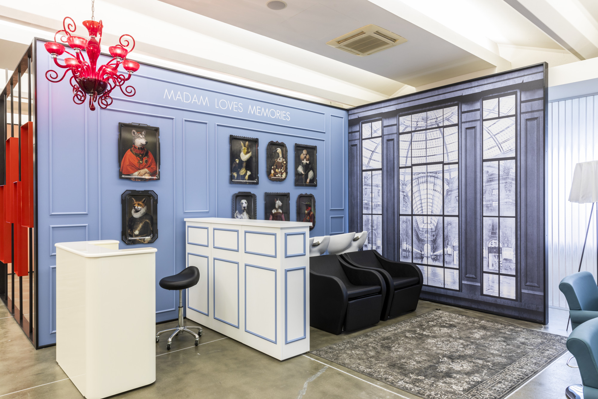 Парикмахерская мебель Maletti коллекция MADAM