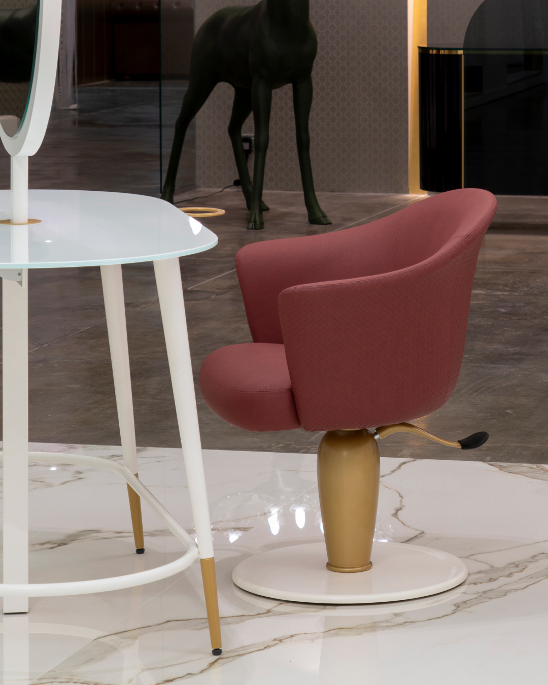 База для кресла OPERA GOLD WHITE — фото и характеристики Maletti
