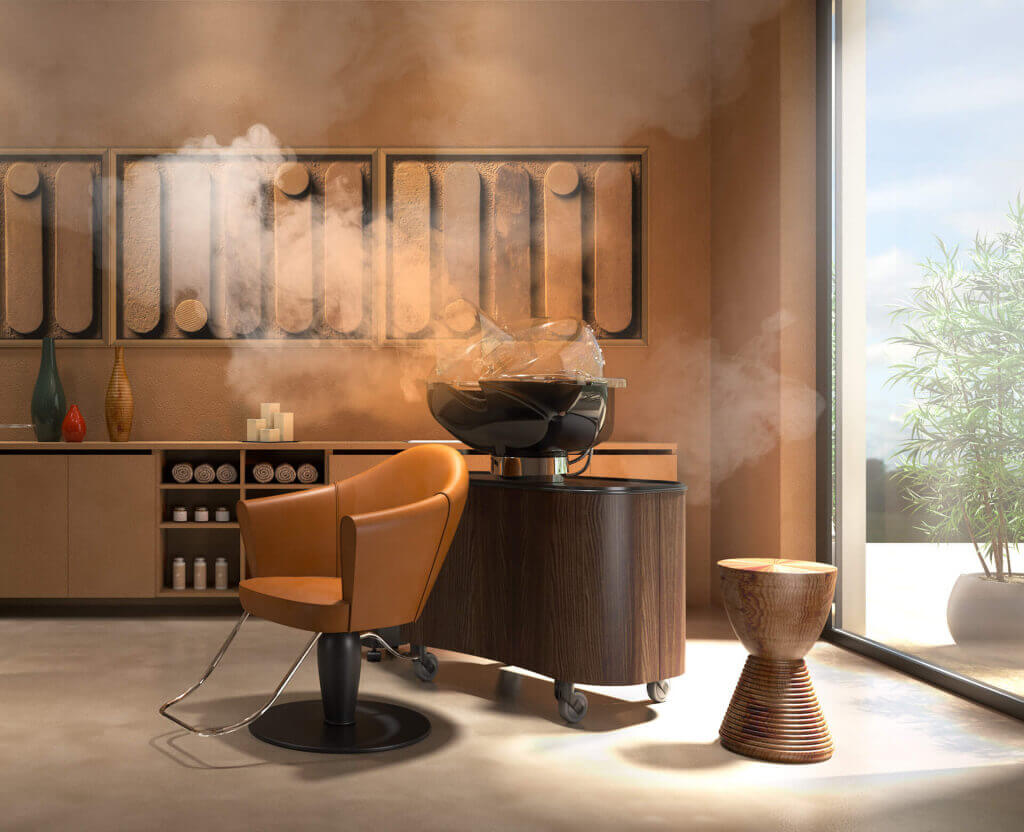 Парикмахерская мойка HUB EBONY — фото и характеристики Maletti