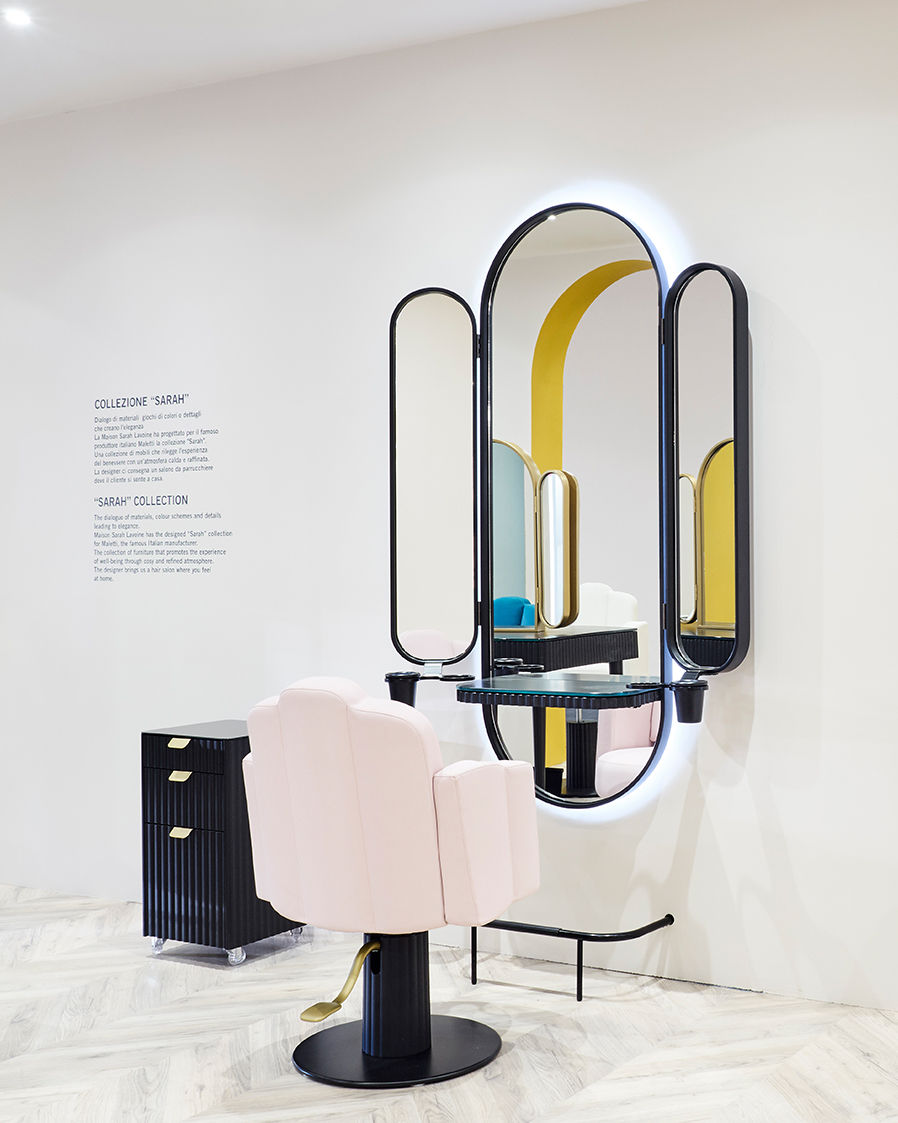 Парикмахерское кресло SARAH — фото и характеристики Maletti