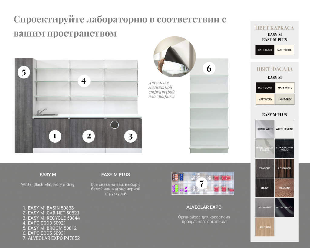 специальные цены на мебель для салона красоты Maletti